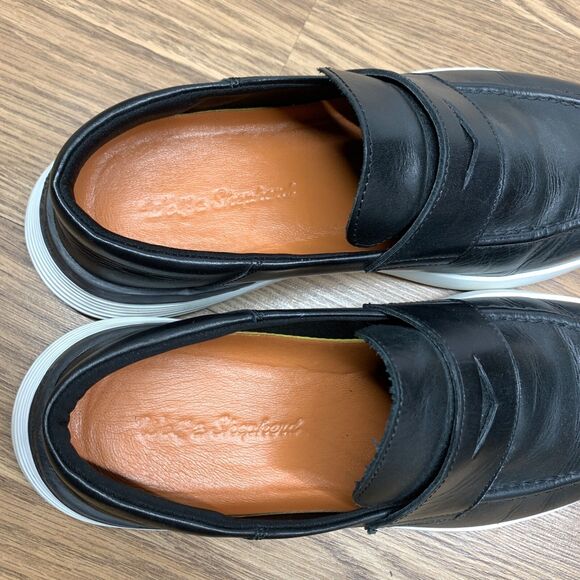 Wolf & Shepherd Crossover Loafers Mens Size 8.5 M Black Leather Hybrid Slip On
